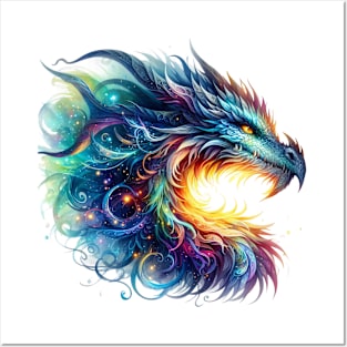 Mythical Majesty: Dragon Graphic Tees Posters and Art